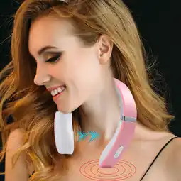 Walmart YiBai Cervical Spine New Smart Cervical Spine Charging Neck Protector,Pink offer