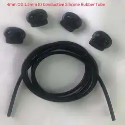 Walmart 4mm OD 1.5mm ID Conductive Silicone Rubber Tube TENS / ESTIM / E-STIM Machine offer
