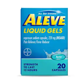 Walmart Aleve Liquid Gels Naproxen Sodium Pain Reliever, 20 Count offer