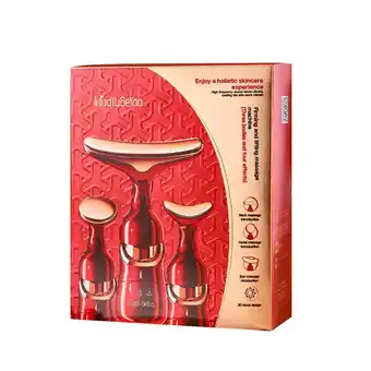 Walmart Beauty Clearance Under $10 Three-Purpose Household Beauty Instrument For Face, Neck And Eye Red offer
