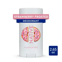 Walmart Native Dunkin' Deodorant, Aluminum Free, Strawberry Frosted Deodorant, 2.65 oz offer