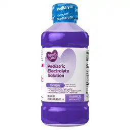 Walmart Parent's Choice Electrolyte Solution, Grape, Dye-Free, for Kids and Adults, 1 Liter offer