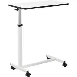 Walmart Global Industrial Overbed Table with H-Base White Laminate Tabletop offer