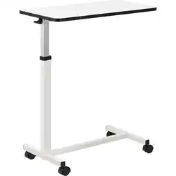 Walmart Global Industrial Overbed Table with H-Base White Laminate Tabletop offer