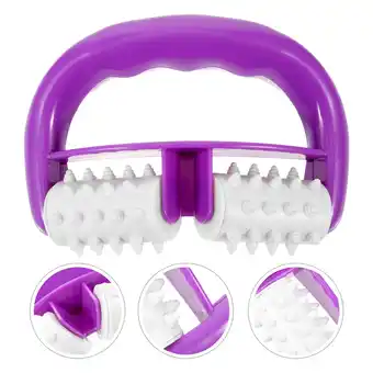 Walmart MERRYHAPY Handheld Massage Roller Arm Muscle Massager Back Massage Roller Back Stretching Tool offer