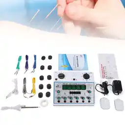 Walmart TOOL1SHOoo Electric Acupuncture Stimulator Machine 6 Output Patch Massager Care KWD808-I offer