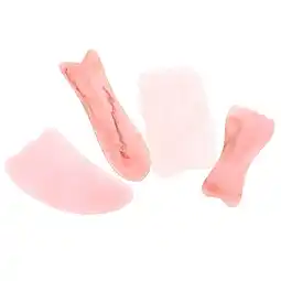 Walmart Scraping Stone Tool 4 Pcs Therapy Board Scraper Artificial Beeswax Synthetic Resin Pink offer