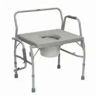 Walmart ProBasics Drop Arm Commode Bariatric 650 lbs. Camp offer