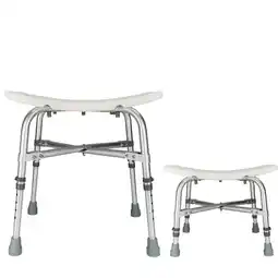 Walmart Zimtown Aluminum Adjustable Height Bath and Shower Chair Bariatric Shower Bench Seat offer