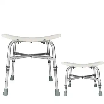 Walmart Zimtown Aluminum Adjustable Height Bath and Shower Chair Bariatric Shower Bench Seat offer