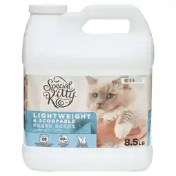 Walmart Special Kitty Lightweight & Scoopable Clumping Cat Litter, Fresh Scent, 8.5 lb offer