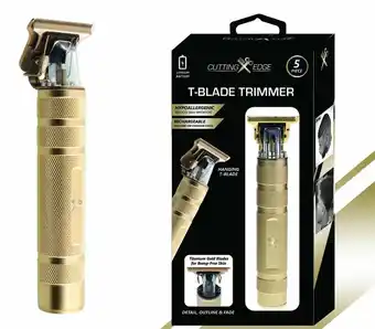 Walmart Cutting Edge Rechargeable Men's Zero Gap T-Blade Trimmer offer