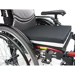Walmart Karman 18 in. Universal Foam Deluxe Wheelchair Seat Cushion, Black offer