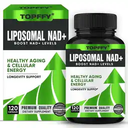 Walmart Topffy Liposomal NAD+ Supplement, True NAD Plus Supplement, 120 Capsules offer