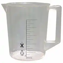 Walmart Lab Safety Supply Beaker,Handle,2000mL,Polymethylpentene 6FAF8 offer