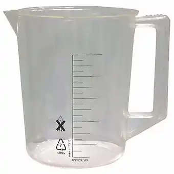 Walmart Lab Safety Supply Beaker,Handle,2000mL,Polymethylpentene 6FAF8 offer