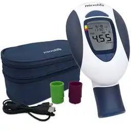Walmart Microlife (Deluxe Kit) Digital Peak Flow Meter PEF / FEV1 / Early Asthma Attack Detection offer