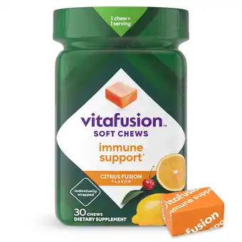 Walmart vitafusion Soft Chews Immune Support (1), Citrus Fusion, 30 Chews offer