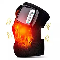 Walmart Adjustable Electric Heated Knee Massager Arthritis Pain Relief Warm Therapy offer