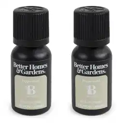Walmart Better Homes & Gardens 100% Pure Essential Oil: Peppermint, 15mL, 2-Pack offer
