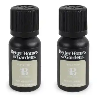 Walmart Better Homes & Gardens 100% Pure Essential Oil: Peppermint, 15mL, 2-Pack offer