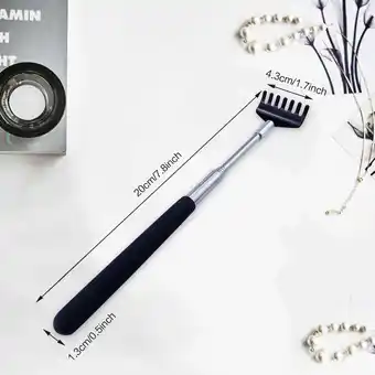 Walmart 2 Pack Black Portable Extendable Stainless Steel Telescoping Back Massager offer