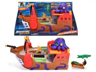 Walmart Adventure Force Pirate Ship Die-Cast Vehicle Playset, Multi-Color, Color Change Toy Boat, Ages 3+ offer