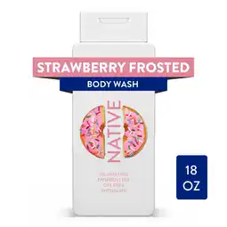 Walmart Native Dunkin Body Wash, Sulfate Free, Strawberry Frosted, 18 oz offer