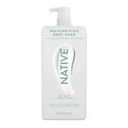 Walmart Native Lily Milk & White Sage Moisturizing Body Wash 18 oz offer
