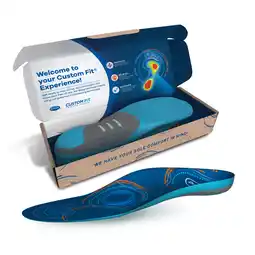 Walmart Dr. Scholls Custom Fit Orthotics Full Length Inserts, CF 750, Customized for Your Foot & Arch offer