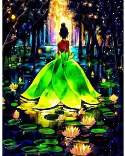 Walmart HsdsBebe Diamond Art Painting Kits for Adults,Princess and Frog Full Round Drills Art Craft for Kids offer