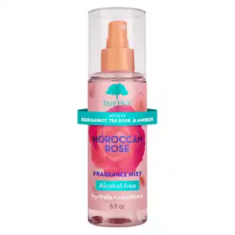 Walmart Tree Hut Moroccan Rose Hydrating and Conditioning Fragrance Mist, 6 fl oz offer