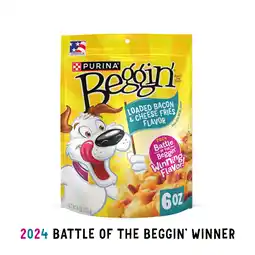 Walmart Purina Beggin Loaded Bacon and Cheese Fries Flavor 25oz offer