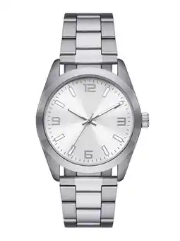 Walmart George Men's Watch: Silver Tone Case, Silver Dial, Silver Tone 3 Link Bracelet (FMDOGE045) offer