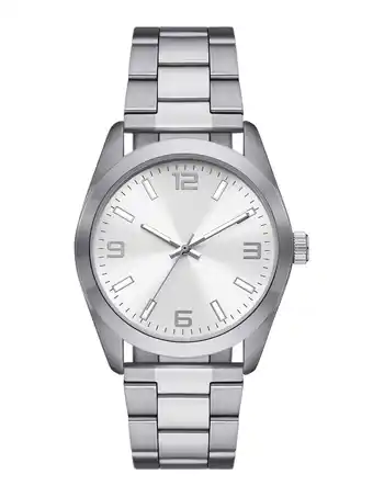 Walmart George Men's Watch: Silver Tone Case, Silver Dial, Silver Tone 3 Link Bracelet (FMDOGE045) offer