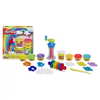 Walmart Play-Doh Rainbow Twirl Play Dough Set - 8 Colors, 10 Ounces offer