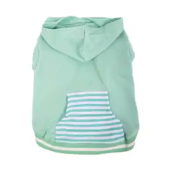 Walmart Vibrant Life Polyester Striped Dog & Cat Hoodie, Green, XXS offer