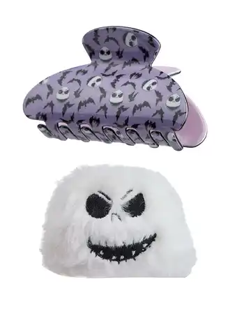 Walmart Disney Women's Nightmare Before Christmas Claw Clip Set, 2-Piece, One Size Fits Most offer