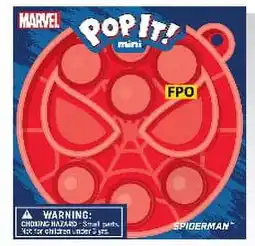 Walmart Pop It! Mini - Marvel - Spider-man offer