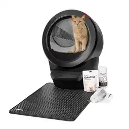 Walmart Whisker Litter-Robot 4 Core Bundle, Self-Cleaning Cat Litter Box with Accessories, Black offer