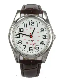 Walmart George Mens Analog Casual Wristwatch Imitation Leather Band offer