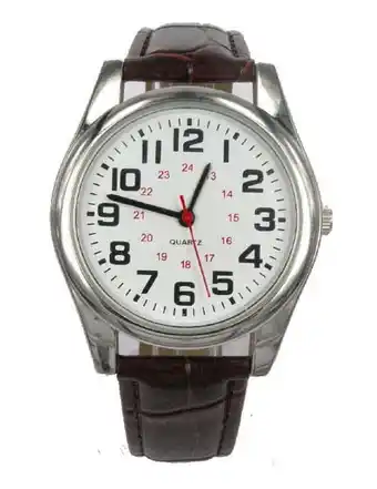 Walmart George Mens Analog Casual Wristwatch Imitation Leather Band offer