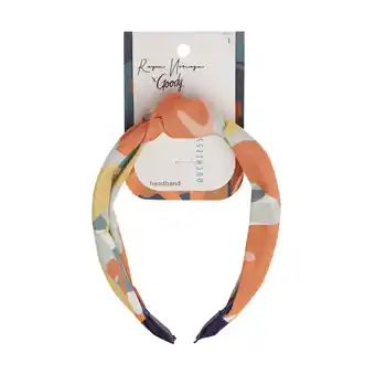 Walmart Goody Tru X Reyna Noriega Collab Ouchless Printed Fabric Knot Headband Teal, 1 CT offer