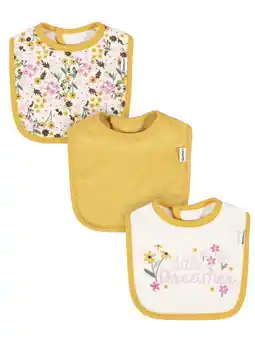 Walmart Gerber Baby Girl Bibs, 3-Pack, One Size offer