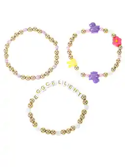 Walmart Way to Celebrate Easter Egg-cellent Stretch Bracelet Set, 3 Pieces offer