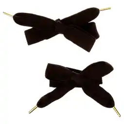 Walmart HAIRITAGE BY MINDY Shoelace Hair Ties for All Hair Types, Black, 2 PC offer