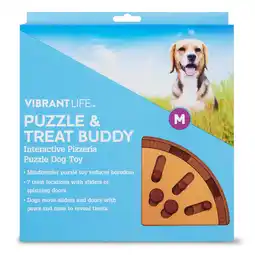 Walmart Vibrant Life Interactive Treat Dispensing Pizzeria Puzzler Dog Toy offer