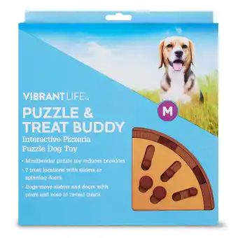 Walmart Vibrant Life Interactive Treat Dispensing Pizzeria Puzzler Dog Toy offer