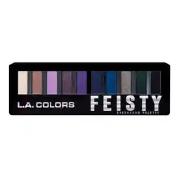 Walmart L.A. COLORS Eyeshadow, Personality Palette, Feisty, 0.58 oz offer
