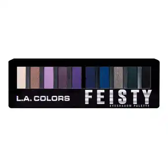Walmart L.A. COLORS Eyeshadow, Personality Palette, Feisty, 0.58 oz offer